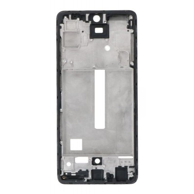 Lcd Frame Middle Chassis For Samsung Galaxy A52 Black By - Maxbhi Com