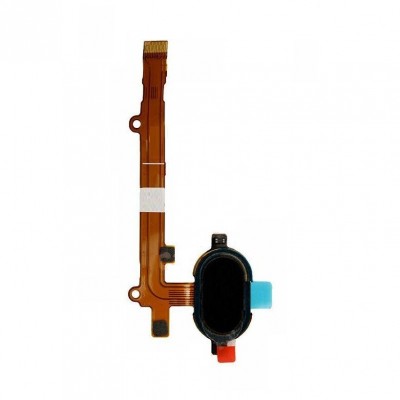 Fingerprint Sensor Flex Cable For Motorola Moto Z2 Play Black By - Maxbhi Com