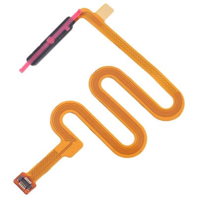 Fingerprint Sensor Flex Cable For Infinix Note 10 Purple By - Maxbhi Com