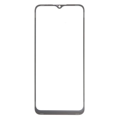 Replacement Front Glass For Samsung Galaxy A03 Black By - Maxbhi Com