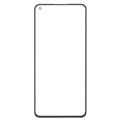 Replacement Front Glass For Xiaomi Mi 11 Lite 5g Black By - Maxbhi Com