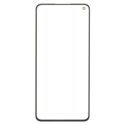 Replacement Front Glass For Xiaomi Mi 11 Lite 5g Black By - Maxbhi Com