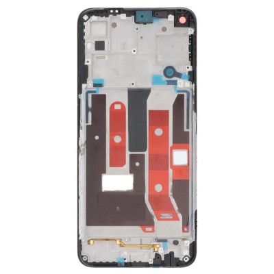 Lcd Frame Middle Chassis For Oppo A53s Black By - Maxbhi Com