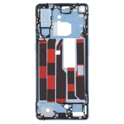 Lcd Frame Middle Chassis For Oppo Reno 4 Pro 5g Blue By - Maxbhi Com