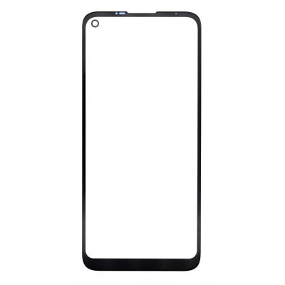 Replacement Front Glass For Motorola Moto G Fast Black By - Maxbhi Com