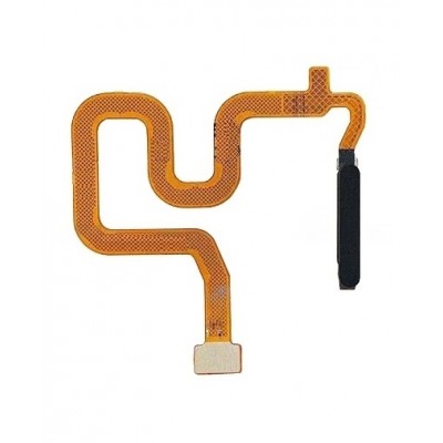 Fingerprint Sensor Flex Cable For Oppo A72 Black By - Maxbhi Com