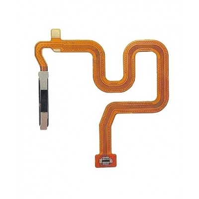 Fingerprint Sensor Flex Cable For Oppo A72 Black By - Maxbhi Com
