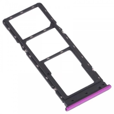 Sim Card Holder Tray For Tecno Spark 4 Lite Purple - Maxbhi Com