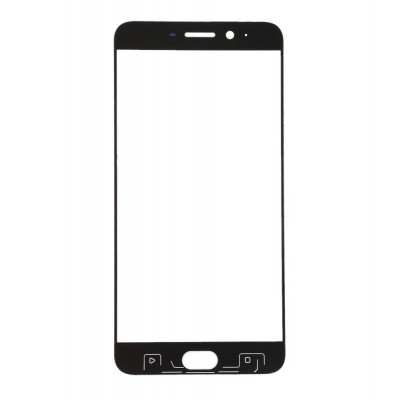 Replacement Front Glass For Oppo R9s Plus Black By - Maxbhi Com