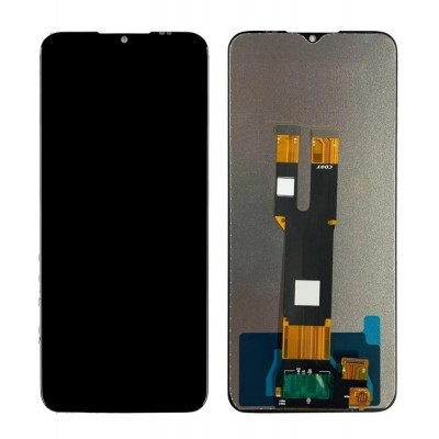 Lcd With Touch Screen For Nokia C22 White By - Maxbhi Com