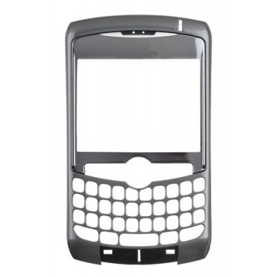 Front Cover For Blackberry Curve 8300 Grey - Maxbhi Com