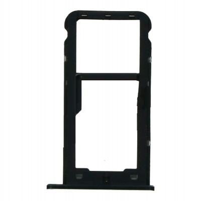 Sim Card Holder Tray For Huawei Y6 Pro 2017 Black - Maxbhi Com