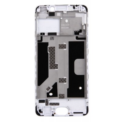 Lcd Frame Middle Chassis For Oppo R9 White By - Maxbhi Com