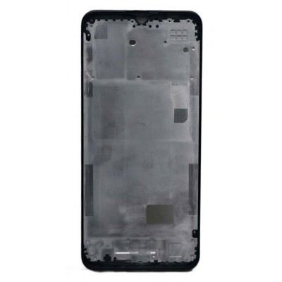 Lcd Frame Middle Chassis For Vivo Y16 Black By - Maxbhi Com