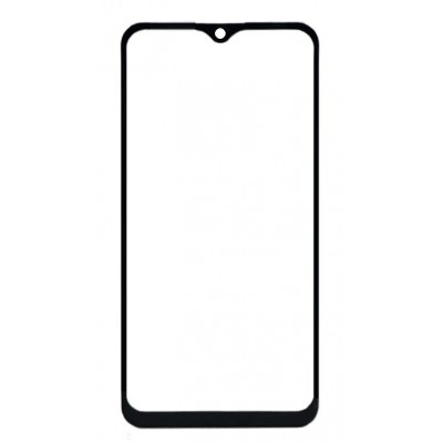 Replacement Front Glass For Vivo Y17 2019 Black By - Maxbhi Com
