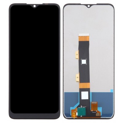 Lcd With Touch Screen For Nokia G22 White By - Maxbhi Com