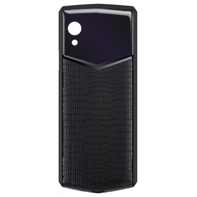 Back Panel Cover For Cubot Pocket 3 Black - Maxbhi Com