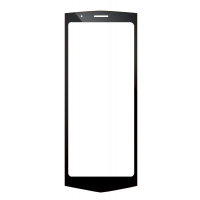 Replacement Front Glass For Cubot Pocket 3 Black By - Maxbhi Com