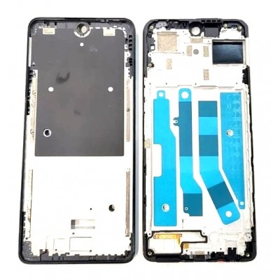 Lcd Frame Middle Chassis For Infinix Note 30 5g Black By - Maxbhi Com