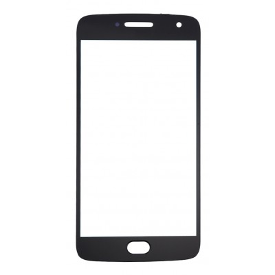 Replacement Front Glass For Motorola Moto G5 Plus Black By - Maxbhi Com