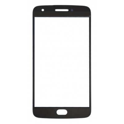 Replacement Front Glass For Motorola Moto G5 Plus Black By - Maxbhi Com
