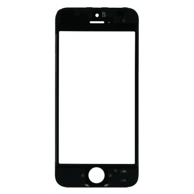 Replacement Front Glass For Apple Iphone 5 16gb Black By - Maxbhi Com