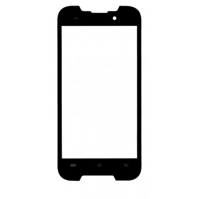 Replacement Front Glass For Cubot Quest Lite Black By - Maxbhi Com