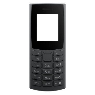 Full Body Housing For Nokia 106 4g 2023 Black - Maxbhi Com