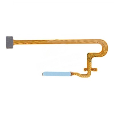 Fingerprint Sensor Flex Cable For Oppo A17 Blue By - Maxbhi Com