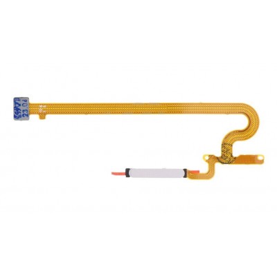 Fingerprint Sensor Flex Cable For Vivo Y16 White By - Maxbhi Com