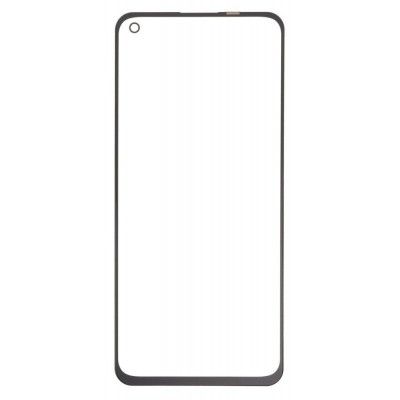 Replacement Front Glass For Oppo Reno6 Blue By - Maxbhi Com