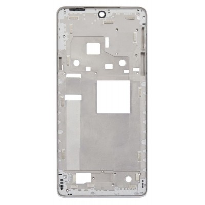 Lcd Frame Middle Chassis For Motorola Edge X30 5g White By - Maxbhi Com