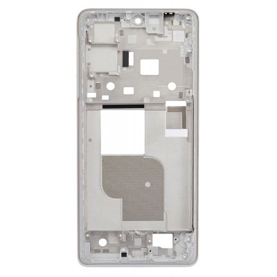Lcd Frame Middle Chassis For Motorola Edge X30 5g White By - Maxbhi Com