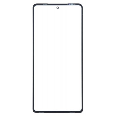 Replacement Front Glass For Motorola Edge X30 5g Black By - Maxbhi Com