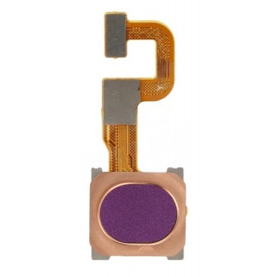 Fingerprint Sensor Flex Cable For Oppo A7x White By - Maxbhi Com