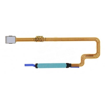 Fingerprint Sensor Flex Cable For Xiaomi Poco M5 Blue By - Maxbhi Com