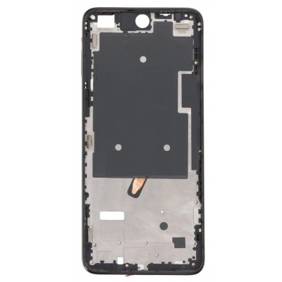 Lcd Frame Middle Chassis For Tcl 30 V 5g Black By - Maxbhi Com