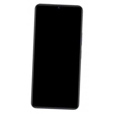 Lcd Frame Middle Chassis For Vivo Y36 India Black By - Maxbhi Com