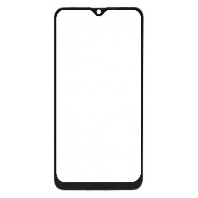 Replacement Front Glass For Realme 3i Black By - Maxbhi Com