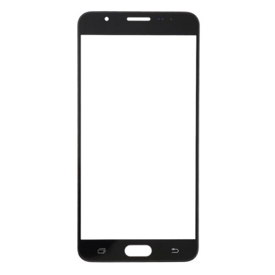 Replacement Front Glass For Samsung E700m With Dual Sim Black By - Maxbhi Com