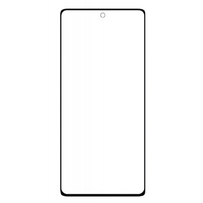 Replacement Front Glass For Honor 80 Pro Flat White By - Maxbhi Com