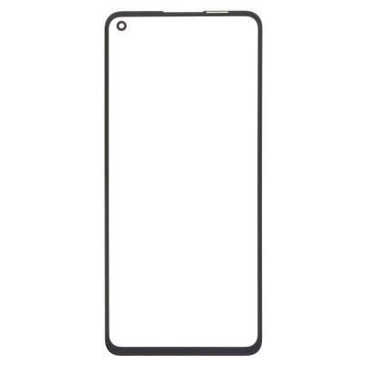 Replacement Front Glass For Realme Gt Neo 3t 5g Black By - Maxbhi Com