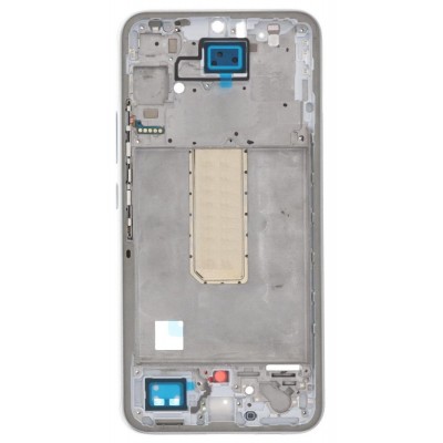 Lcd Frame Middle Chassis For Samsung Galaxy A34 5g Silver By - Maxbhi Com