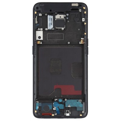 Lcd Frame Middle Chassis For Oppo Reno 5g Black By - Maxbhi Com