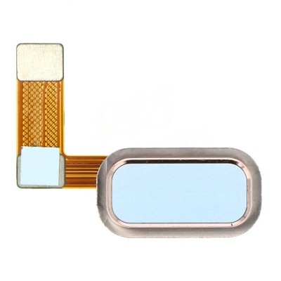 Fingerprint Sensor Flex Cable For Asus Zenfone 4 Max Zc520kl Silver By - Maxbhi Com