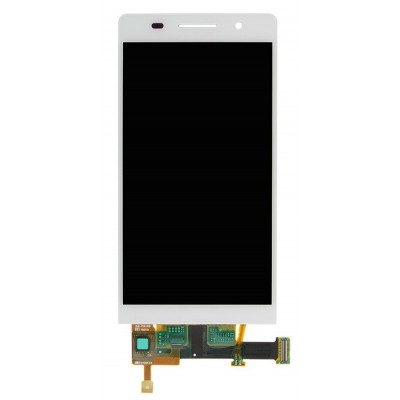 Lcd With Touch Screen For Huawei Ascend P6 White By - Maxbhi Com