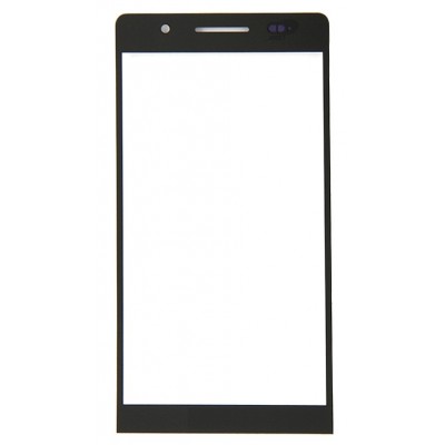 Replacement Front Glass For Huawei Ascend P6 Black By - Maxbhi Com
