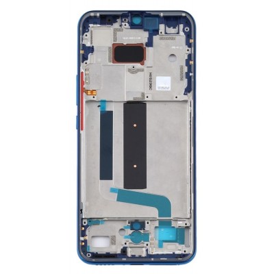Lcd Frame Middle Chassis For Xiaomi Mi 10 Youth 5g Blue By - Maxbhi Com