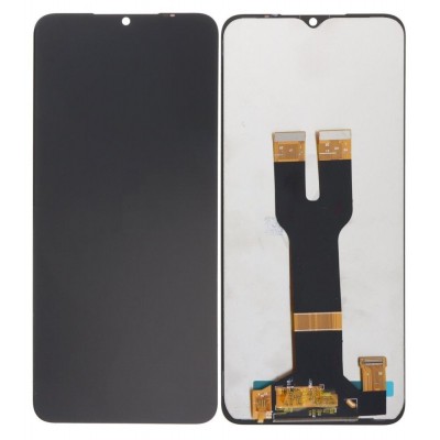 Lcd With Touch Screen For Tmobile Revvl 6 5g Black By - Maxbhi Com
