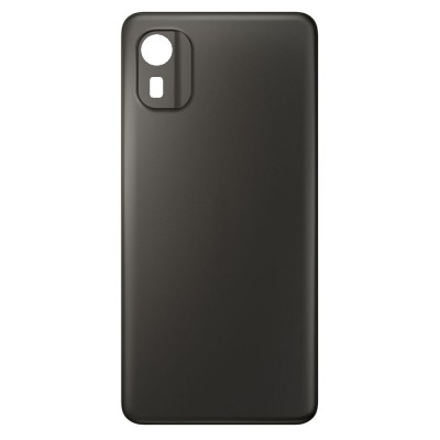 Back Panel Cover For Nokia C02 Black - Maxbhi Com